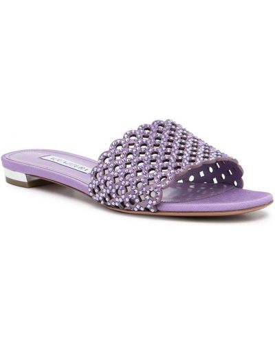Sandalias de cristal Aquazzura violeta