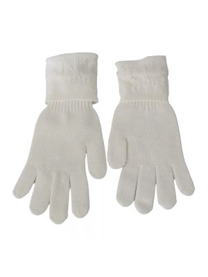 Rękawiczki Costume National białe