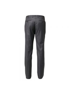 Pantalones de lana slim fit Incotex gris