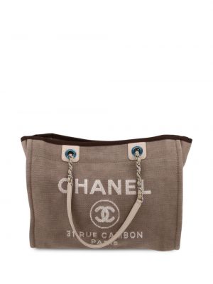 Shopper Chanel Pre-owned marron
