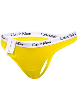 Stringai Calvin Klein geltona