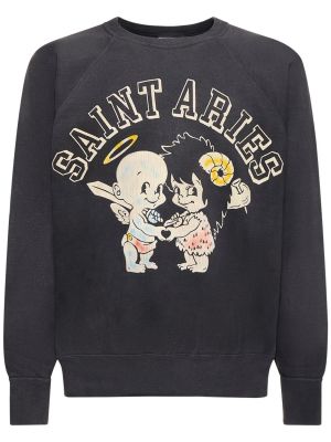 Sweatshirt mit rundhalsausschnitt Saint Michael schwarz