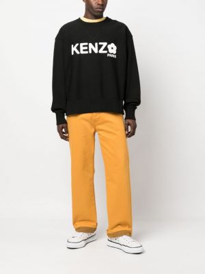 Sweatshirt mit print mit rundem ausschnitt Kenzo schwarz