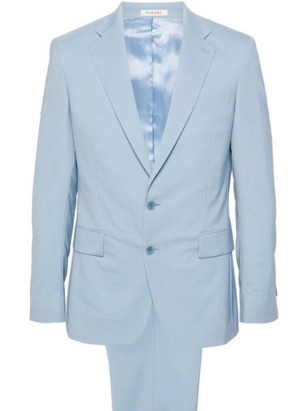 Vlnený oblek Fursac modrá