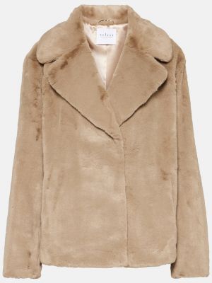 Бархатная куртка Velvet коричневая