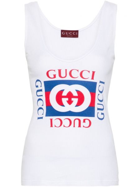 Bomuld sweatshirt Gucci hvid