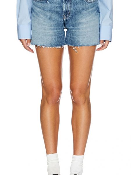 Shorts en jean large rétro Frame bleu