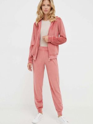 Tepláková souprava Emporio Armani Underwear růžová