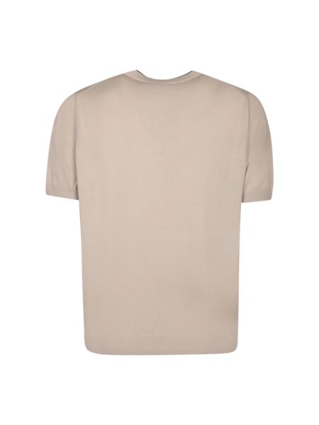 Camiseta de algodón Canali beige