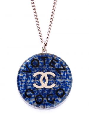 Collana Chanel Pre-owned blu