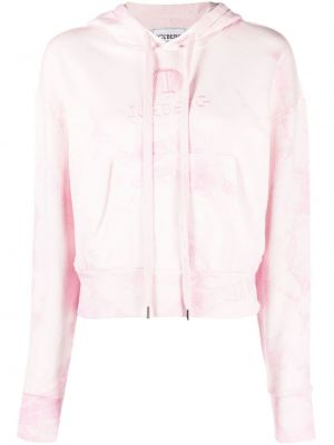 Πλεκτός φούτερ με κουκούλα Iceberg ροζ