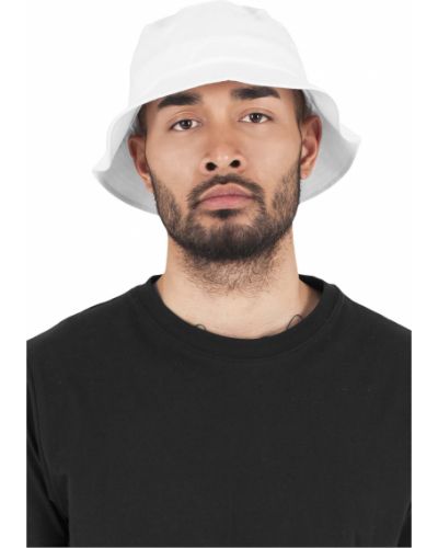 Bavlnený klobúk Flexfit biela