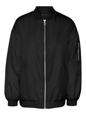 Prijelazna jakna s jantarom Vero Moda crna