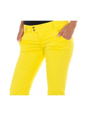 Skinny jeans Met gelb