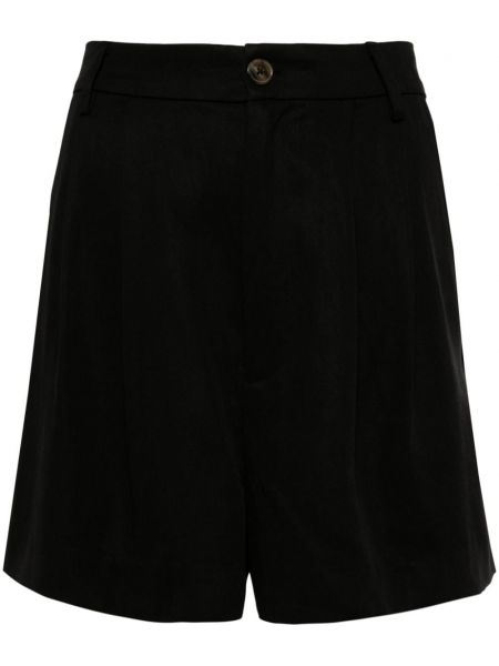 Shorts taille haute en lyocell Reformation noir