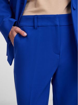 Bavlnené priliehavé nohavice Y.a.s modrá