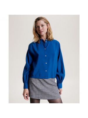 Camisa con botones manga larga Tommy Hilfiger azul