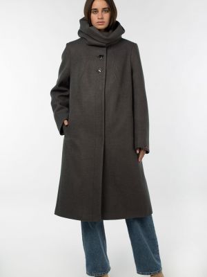 Утепленное пальто El Podio серое