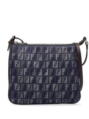 Чанта през рамо Fendi Pre-owned синьо
