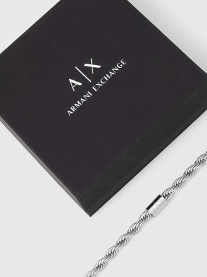 Bransoletka Armani Exchange srebrna