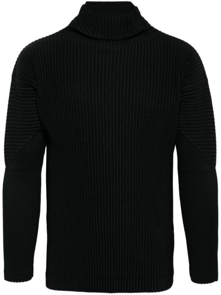 Пуловер Homme Plissé Issey Miyake черно