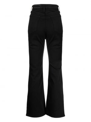 High waist straight jeans ausgestellt Rag & Bone schwarz