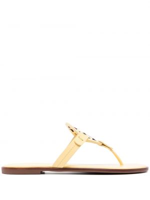 Sandaler med reim Tory Burch gul