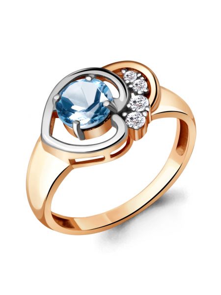 Голубое кольцо Aquamarine
