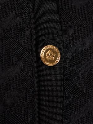 Жакардов жилетка Versace черно