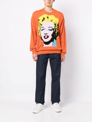 Pull en tricot Junya Watanabe Man orange