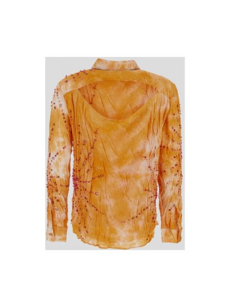 Blusa de cristal tie dye Des Phemmes naranja
