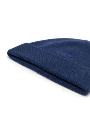 Vilnonis kepurė Acne Studios mėlyna