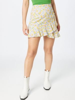 Mini suknja Pimkie žuta