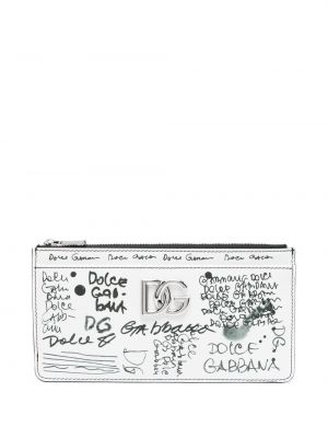 Kožni novčanik s printom Dolce & Gabbana