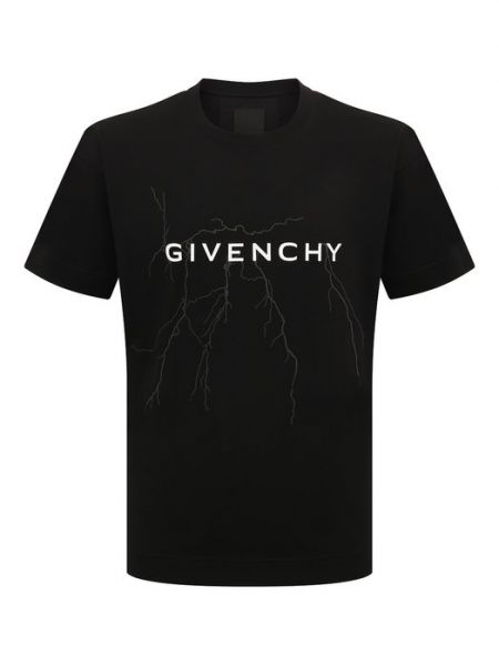 Хлопковая футболка Givenchy черная
