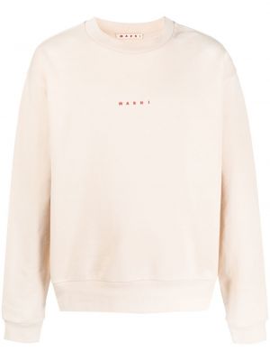 Sweatshirt mit print mit rundem ausschnitt Marni