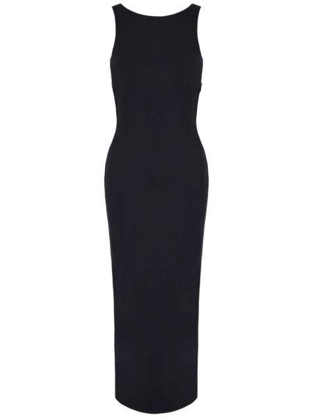 Αμάνικη μάξι φόρεμα Emporio Armani μαύρο