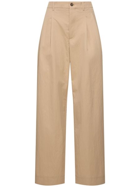 Pantalones chinos de algodón bootcut Wardrobe.nyc caqui