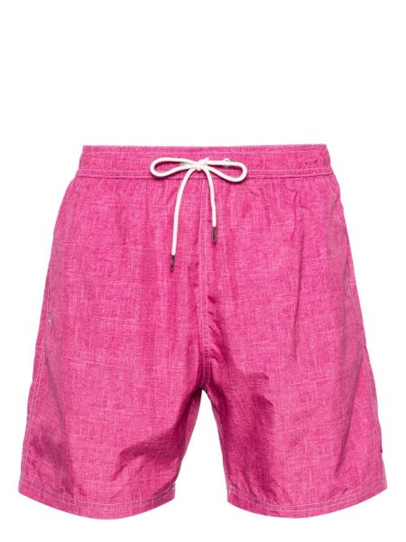 Kratke hlače s printom Paul & Shark ružičasta