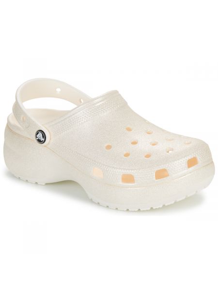 Clasic pantofi cu platformă Crocs bej