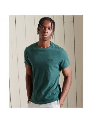 Camiseta de algodón Superdry verde