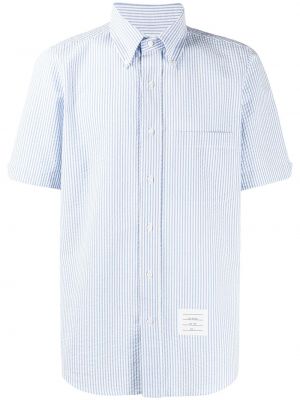 Gestreifte hemd Thom Browne blau