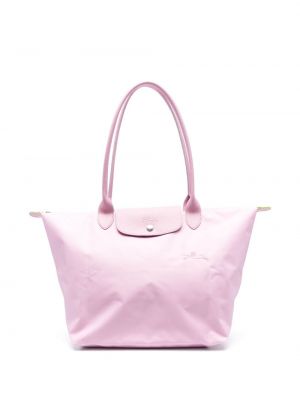 Nákupná taška Longchamp ružová
