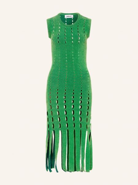 Pletené pletené šaty Ambush zelené