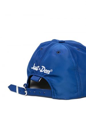 Haftowana czapka z daszkiem Just Don niebieska