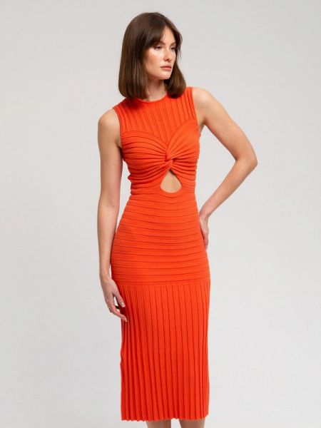 Платье-свитер Fors оранжевое