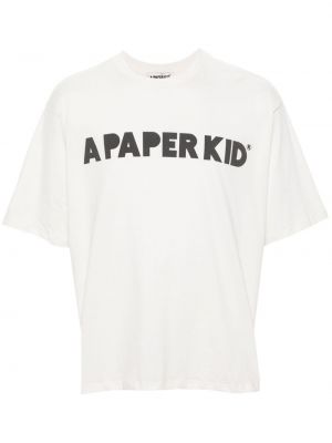 Bombažna majica s potiskom A Paper Kid