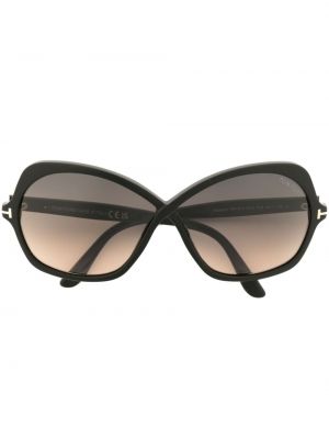 Oversized sončna očala Tom Ford črna