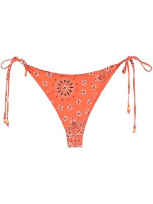 Trykt bikini Mc2 Saint Barth oransje