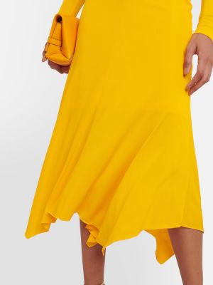 Midi šaty jersey Rebecca Vallance žluté